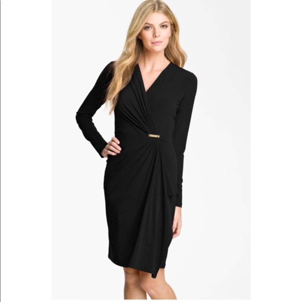 Michael Kors Black Wrap Dress (petite small)